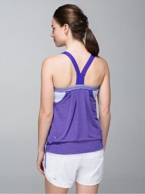 Sold /// Women’s Rest Less Tank Top - Heathered Bruised Berry - Size 4